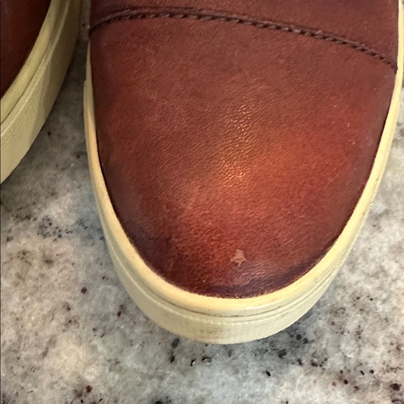 Men's Frye Brown Slip-On Leather Shoes - Picture 8 of 12